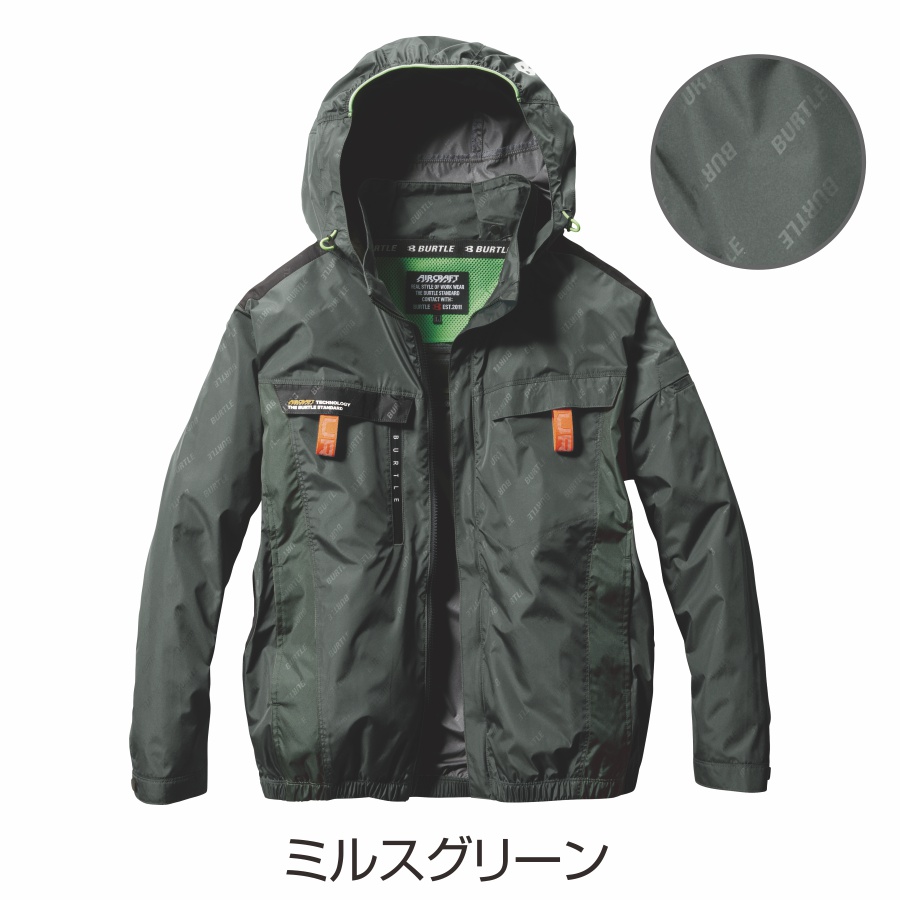 BURTLE（バートル） 2024年モデル エアークラフト サイドファン長袖