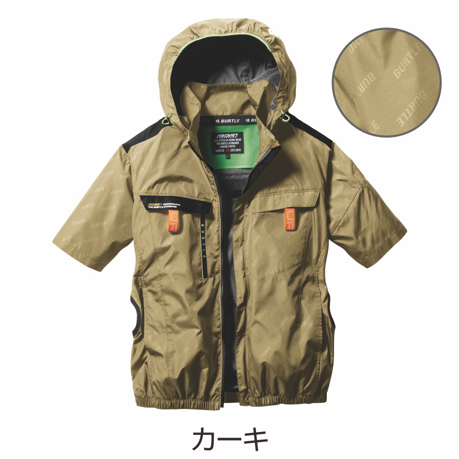 BURTLE（バートル） 2024年モデル エアークラフト サイドファン半袖
