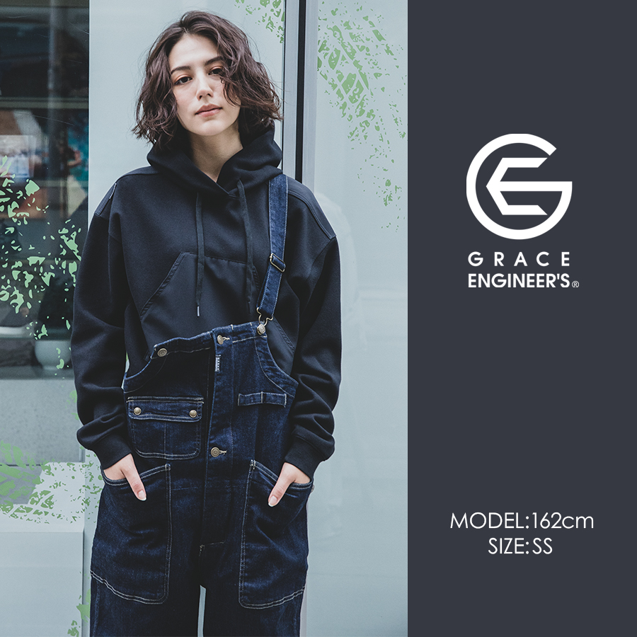 グレイスエンジニアーズ サロペ・デ・フーディー GE-3004 メンズ