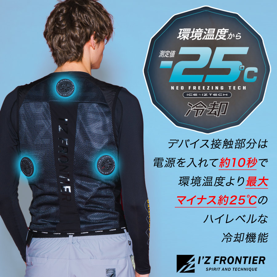 アイズフロンティア 冷却ビッグペルチェ3個タイプ インナーベスト