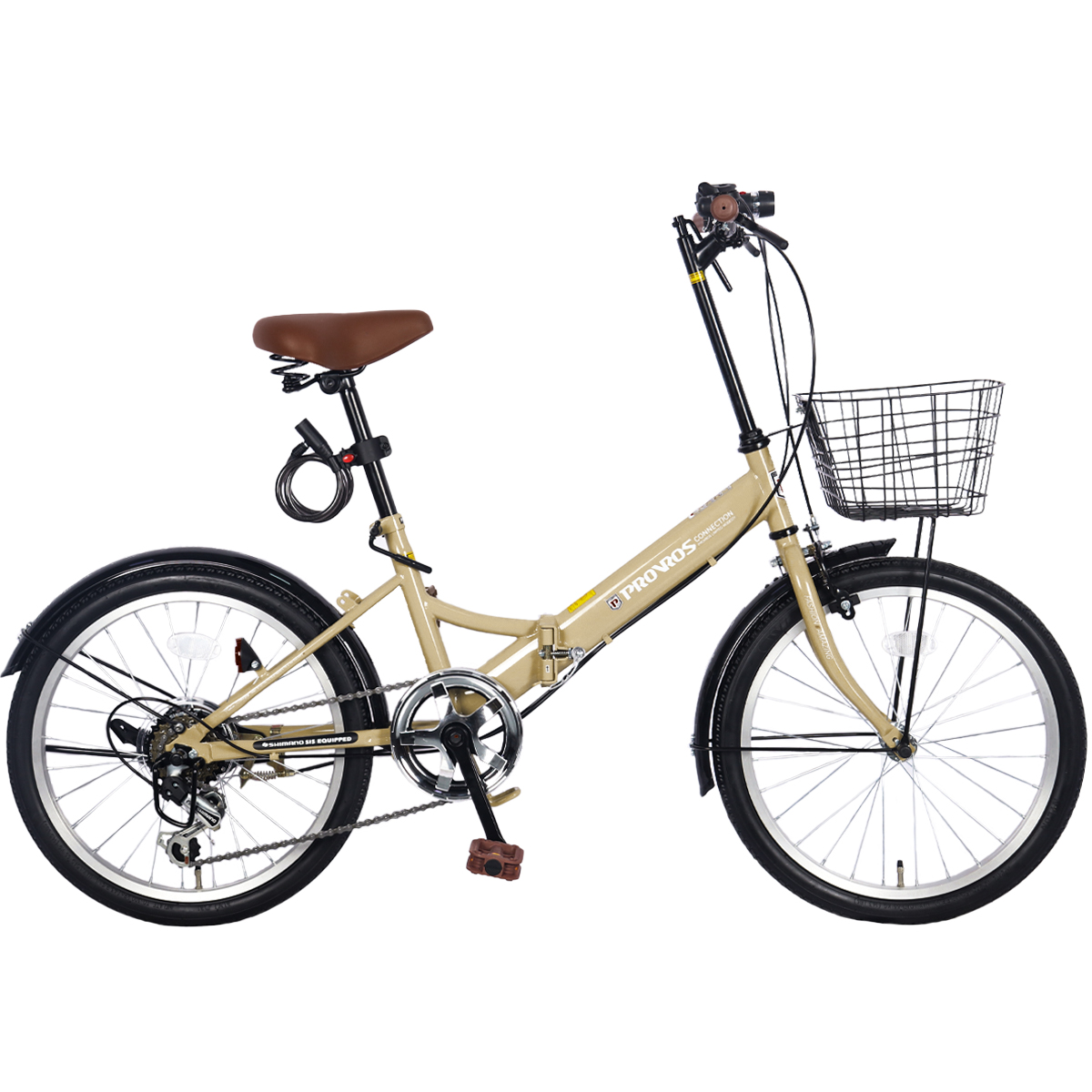 PROVROS（プロブロス） 折りたたみ自転車 20インチ シマノ 6段変速ギア