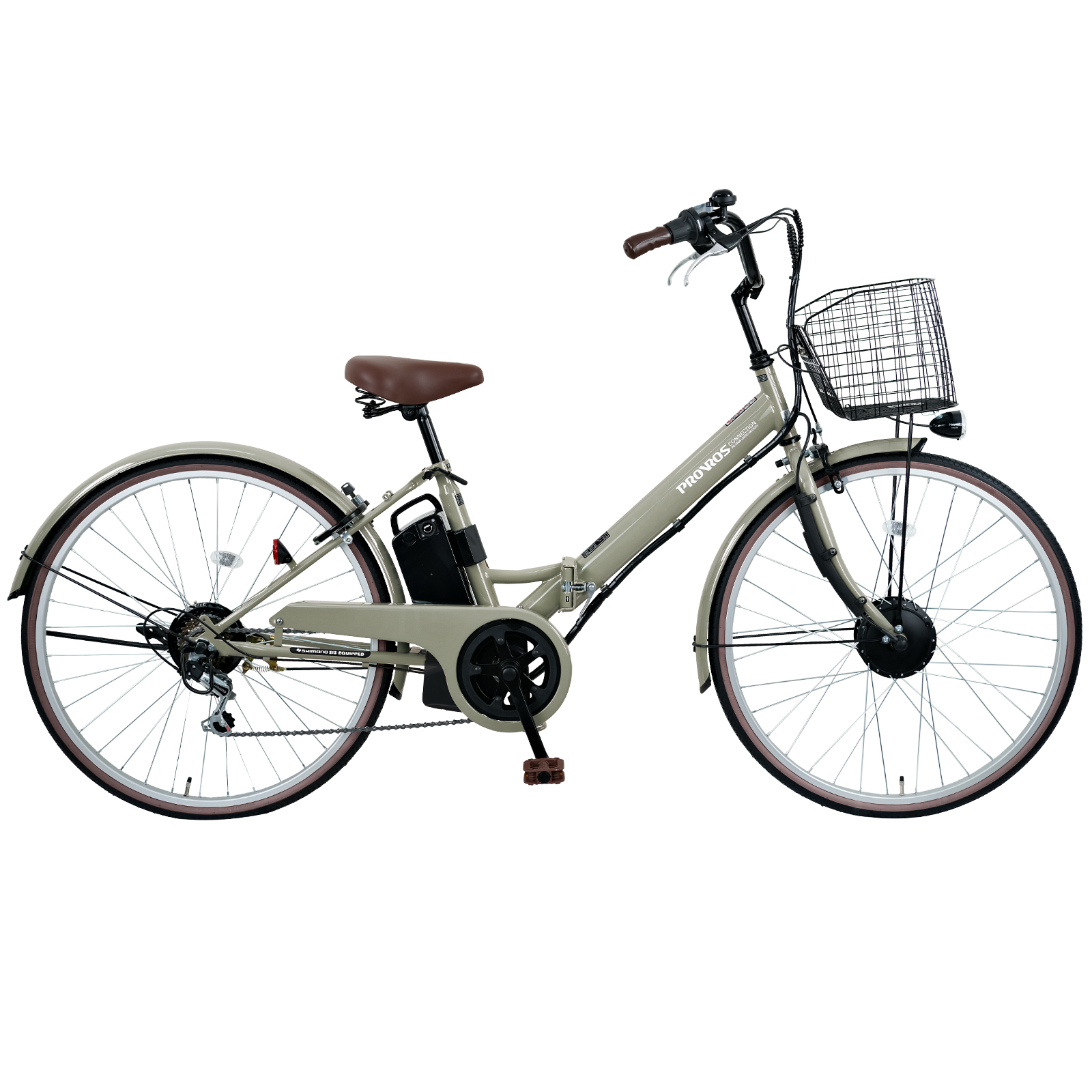 PROVROS（プロブロス） 電動自転車 折りたたみ 電動アシスト自転車 26