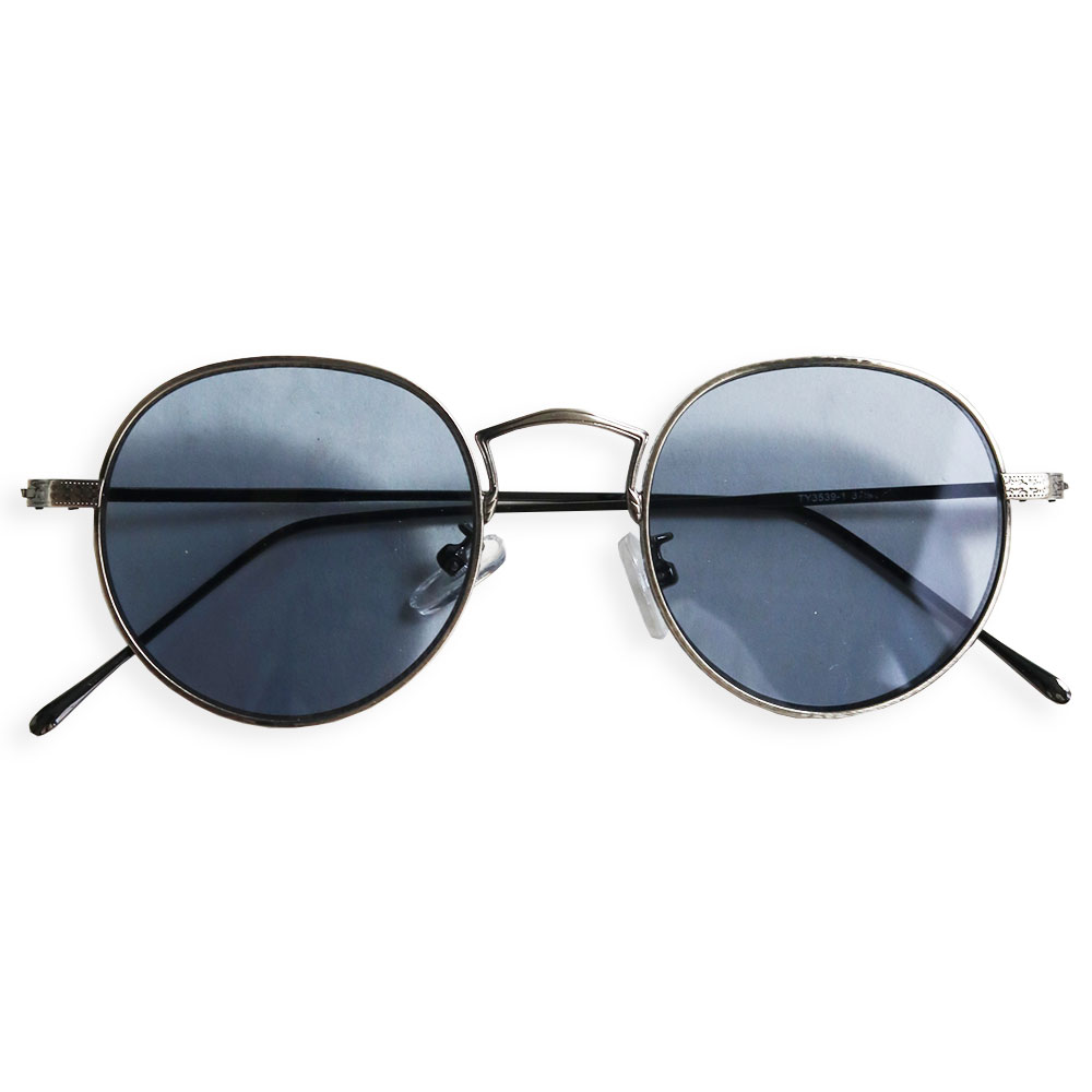 UVカット 彫金細工風デザイン ボストン サングラス メンズ レディース