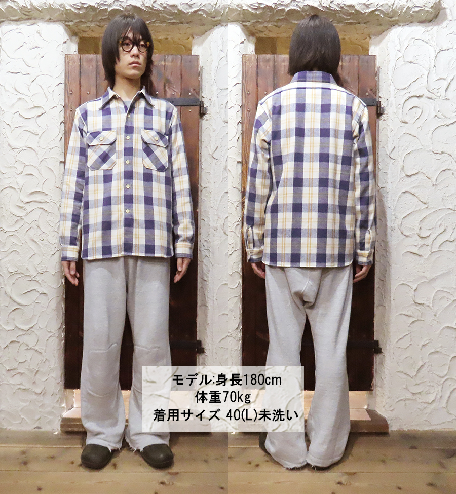 WAREHOUSE（ウエアハウス） ネルシャツ Lot 3104 FLANNEL SHIRTS B柄