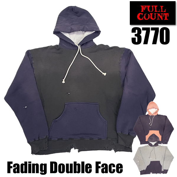 FULLCOUNT（フルカウント） パーカー フーディ 3770 Fading スウェット