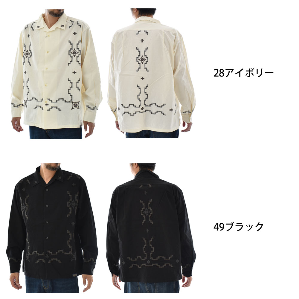 PENDLETON（ペンドルトン） 長袖シャツ エンブロイダリー オープン