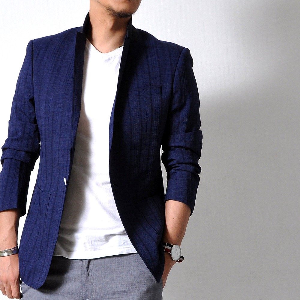 全品送料無料 テーラード ジャケット メンズ アウター シャドー