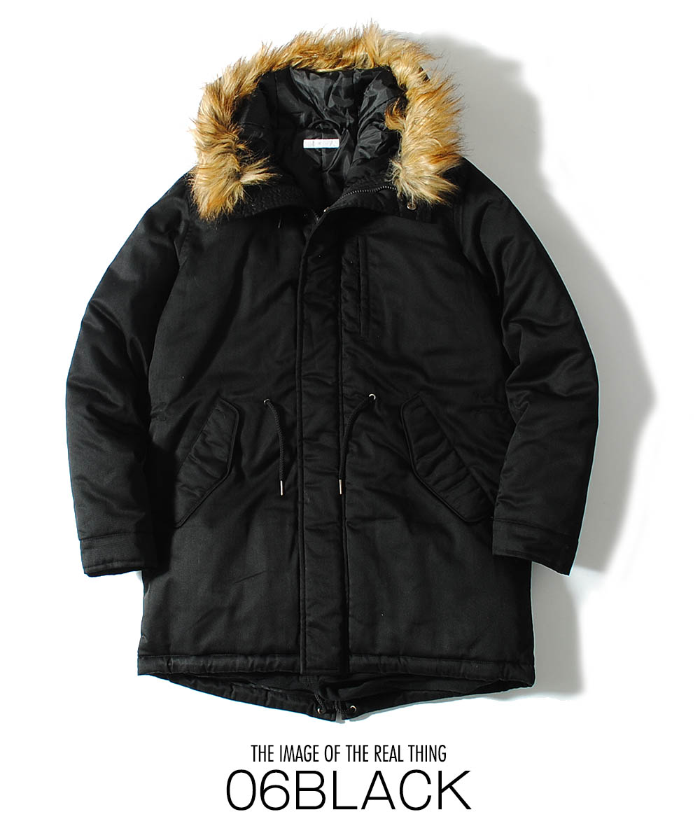 モッズコート M-51 M51 ロング丈 ファー付き 防寒 ジャケット