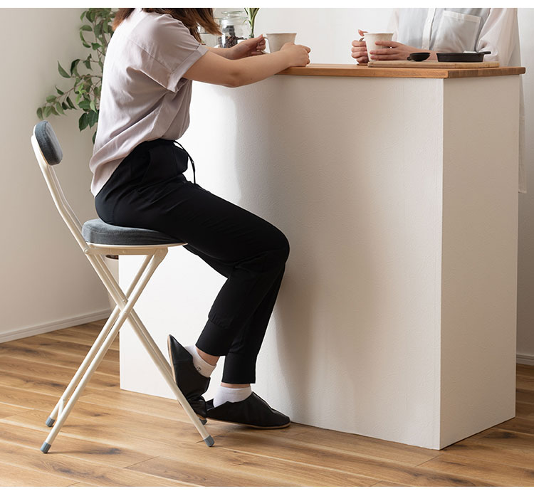 チェア ハイチェア ハイスツール フォールディングチェア 背もたれ