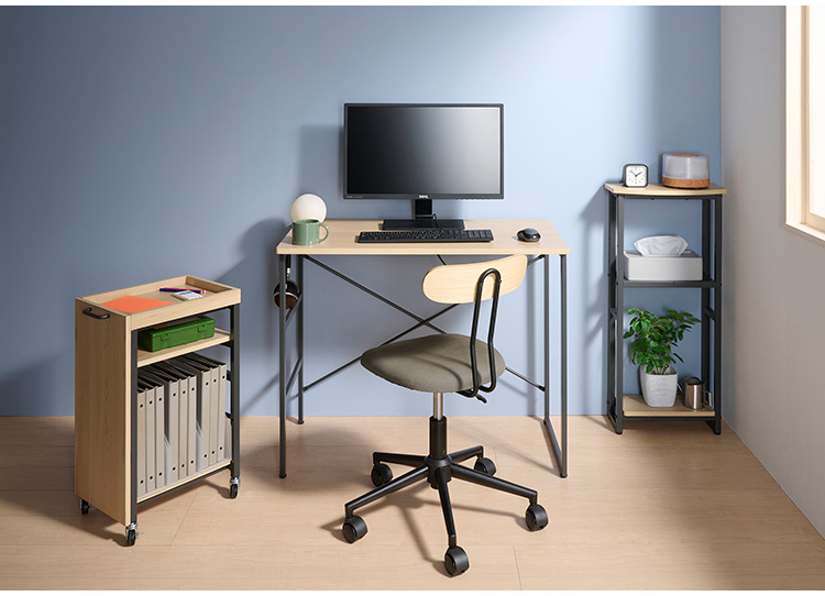 コンソールテーブル 壁面収納 ラック アジャスター付き S字フック付き