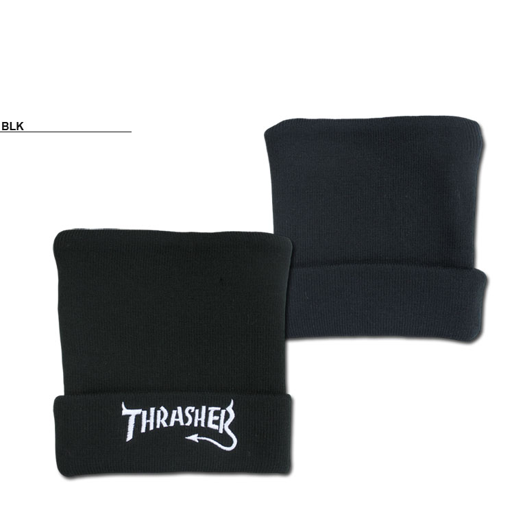 THRASHER（スラッシャー） ビーニー ニット帽 THRASHER Devil Tail