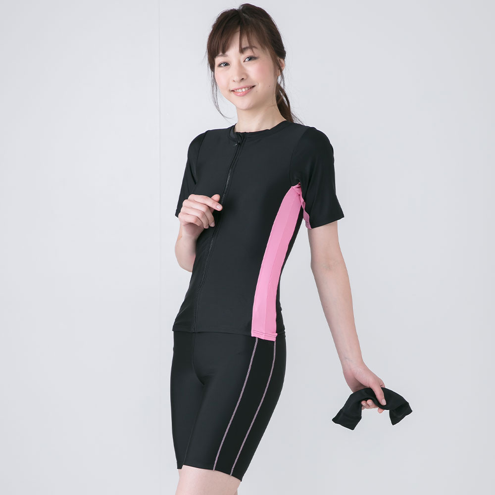 フィットネス水着 セパレート 競泳水着 スイムウェア 体型カバー