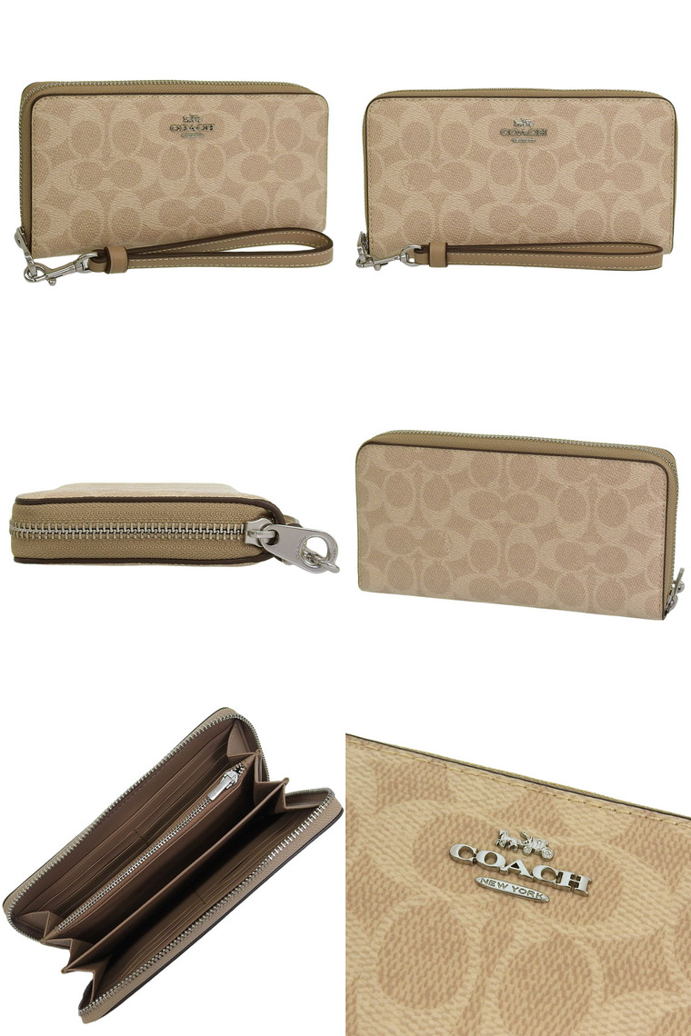 COACH（コーチ） 財布 レディース 長財布 アウトレット ロングジップ