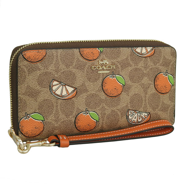 COACH（コーチ） 財布 レディース 長財布 アウトレット ブラウン