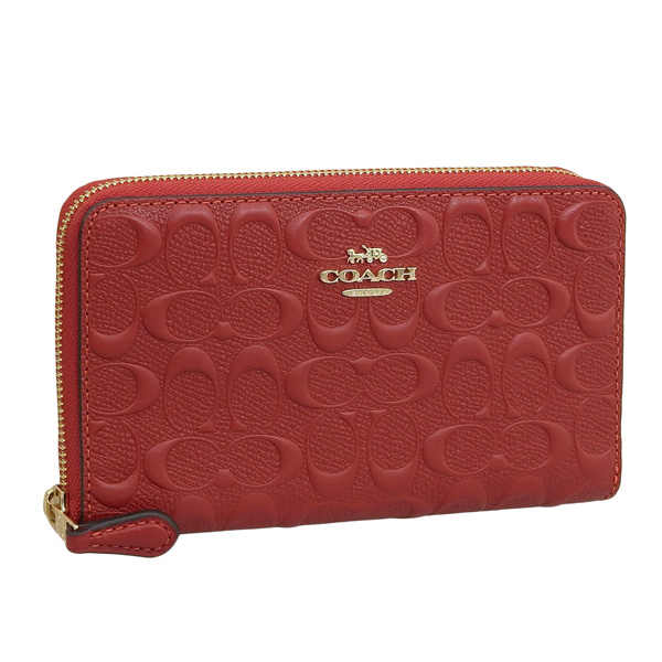 COACH（コーチ） 財布 レディース 長財布 アウトレット ラウンド
