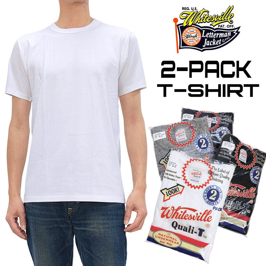 WHITESVILLE ホワイツビル 2パック Tシャツ whitesville 2-PACK 無地