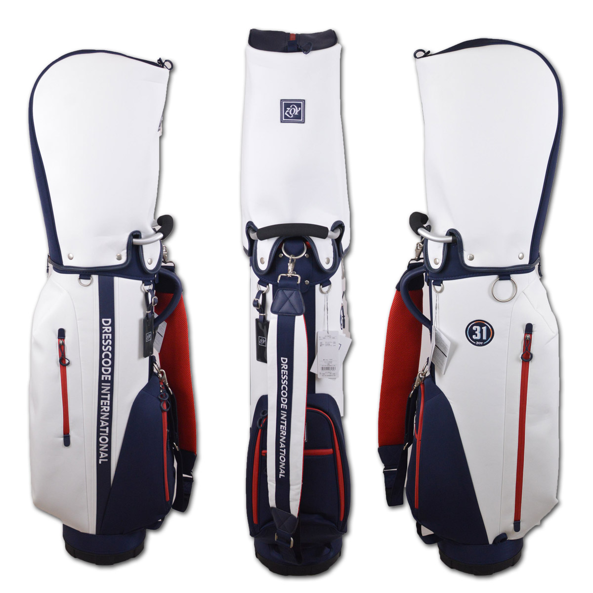 ZOY（ゾーイ） キャディバッグ メンズ レディース ゴルフバッグ 軽量
