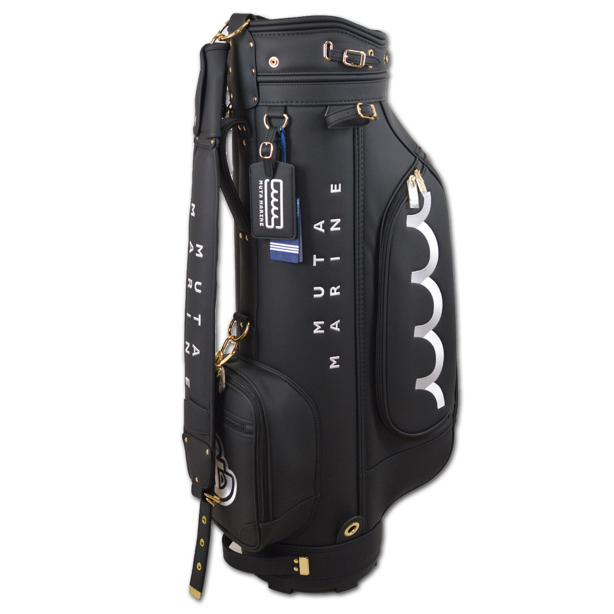 muta（ムータ） キャディバッグ メンズ マリン ゴルフ marine golf 黒