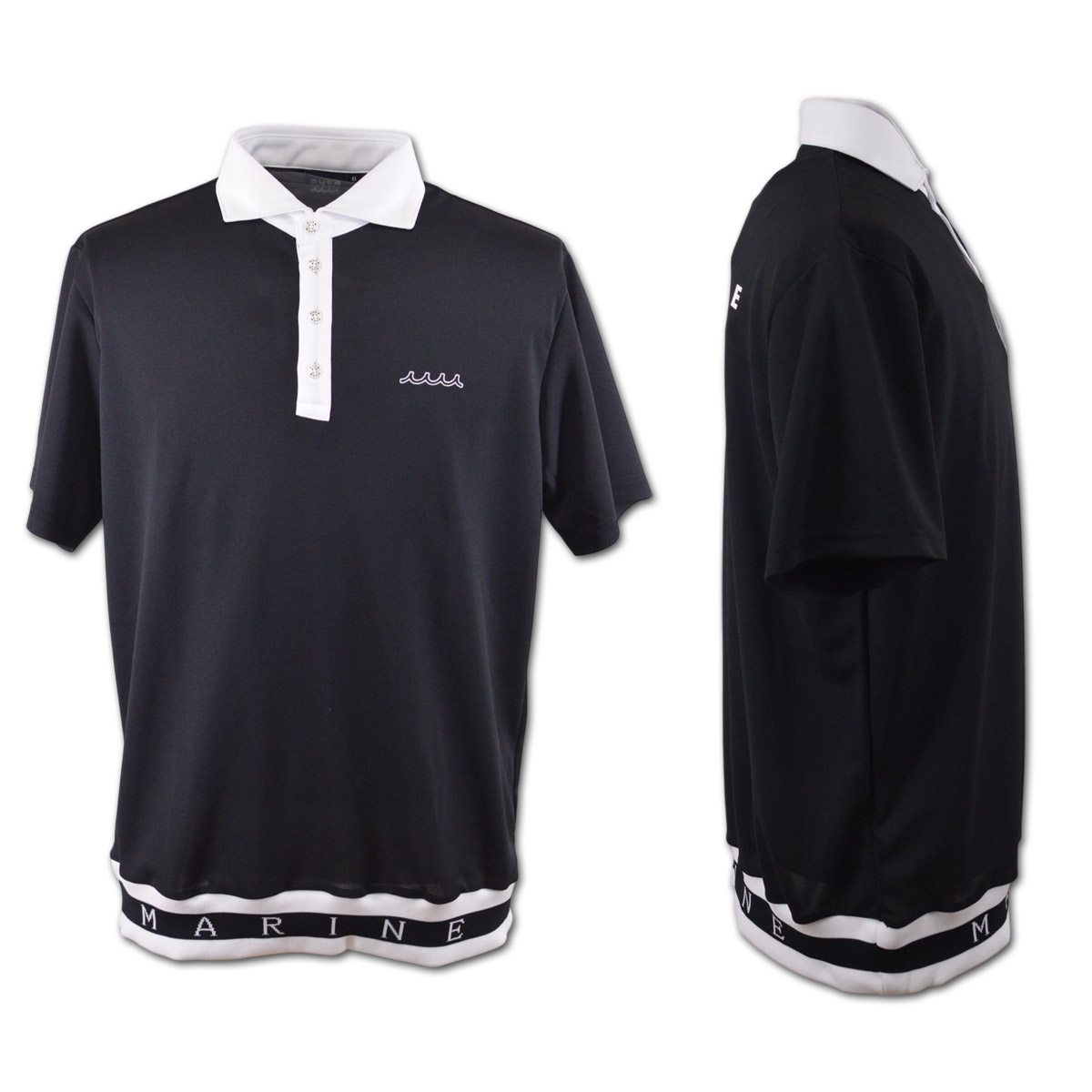 muta（ムータ） 半袖ポロシャツ メンズ マリン ゴルフ ゴルフウェア