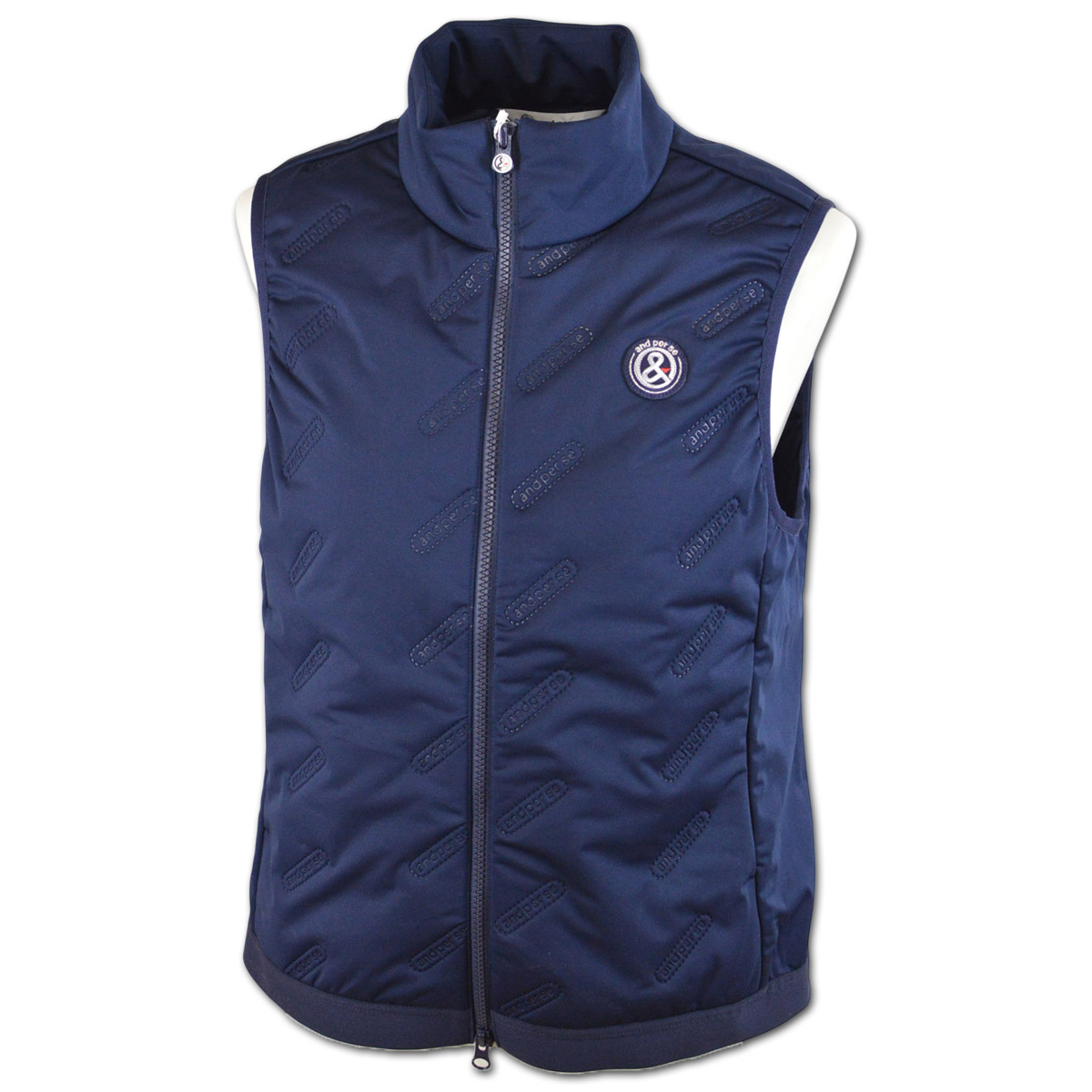 and per se（アンパスィ） 中綿ベスト 防寒 ゴルフ ゴルフウェア