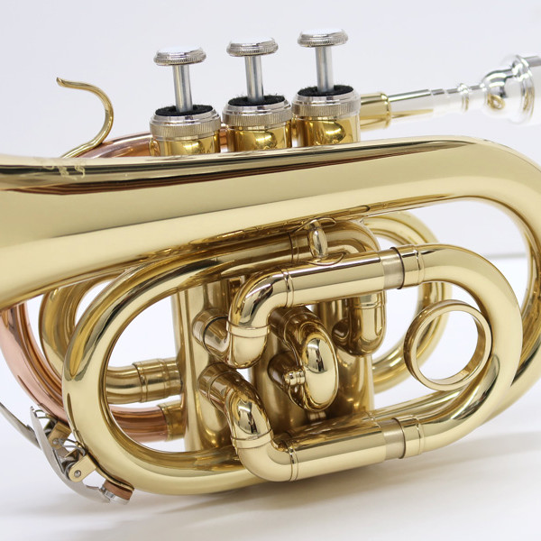 Jマイケル TR-350PL ポケットトランペット 専用セミハードケース付 J