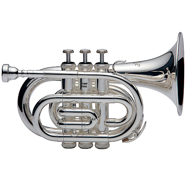 Jマイケル TR-400PSL ポケットトランペット シルバー 専用セミハード