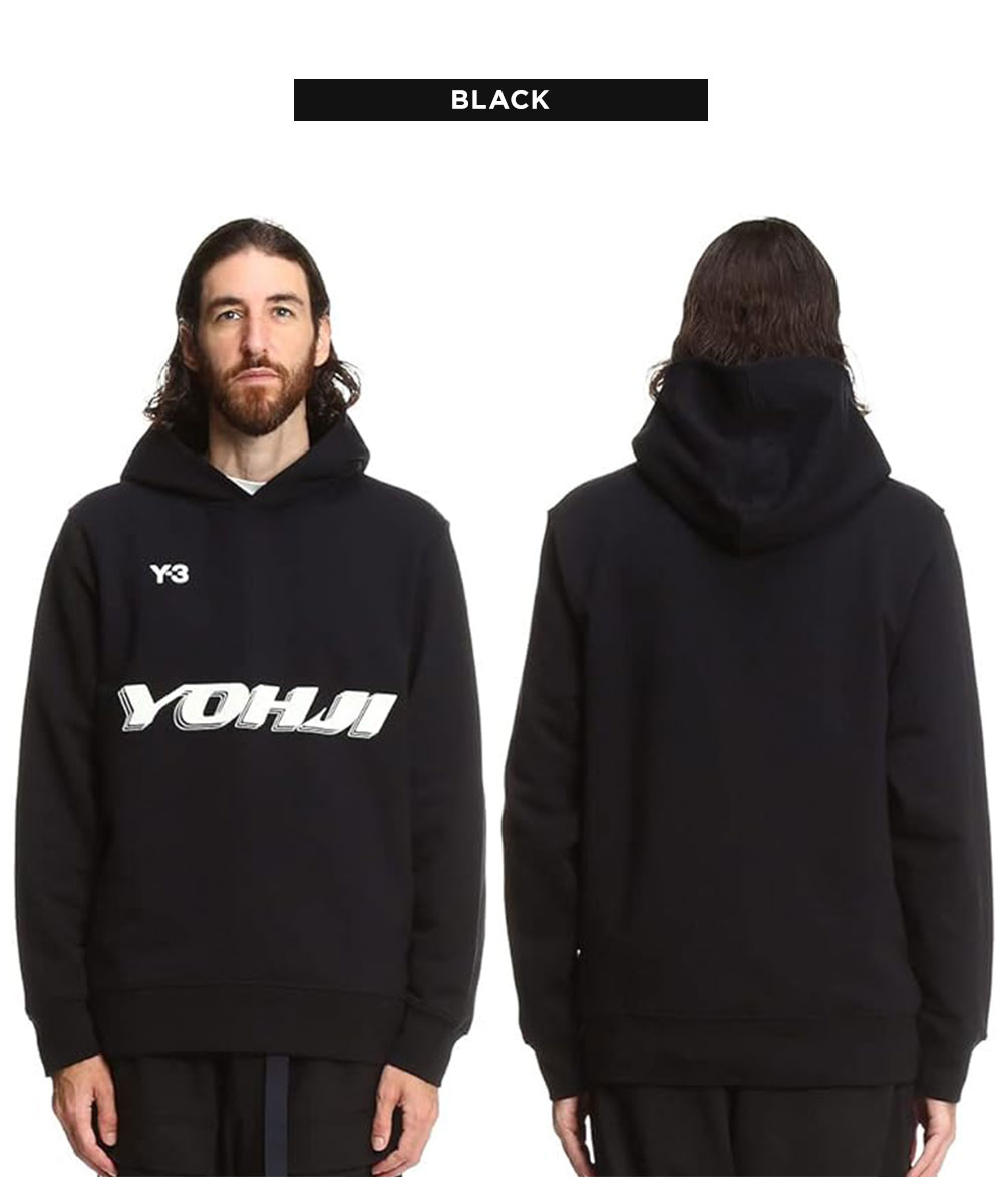 Y-3 ワイスリー y-3 パーカー HT4732 グラフィック メンズ 黒 ブラック