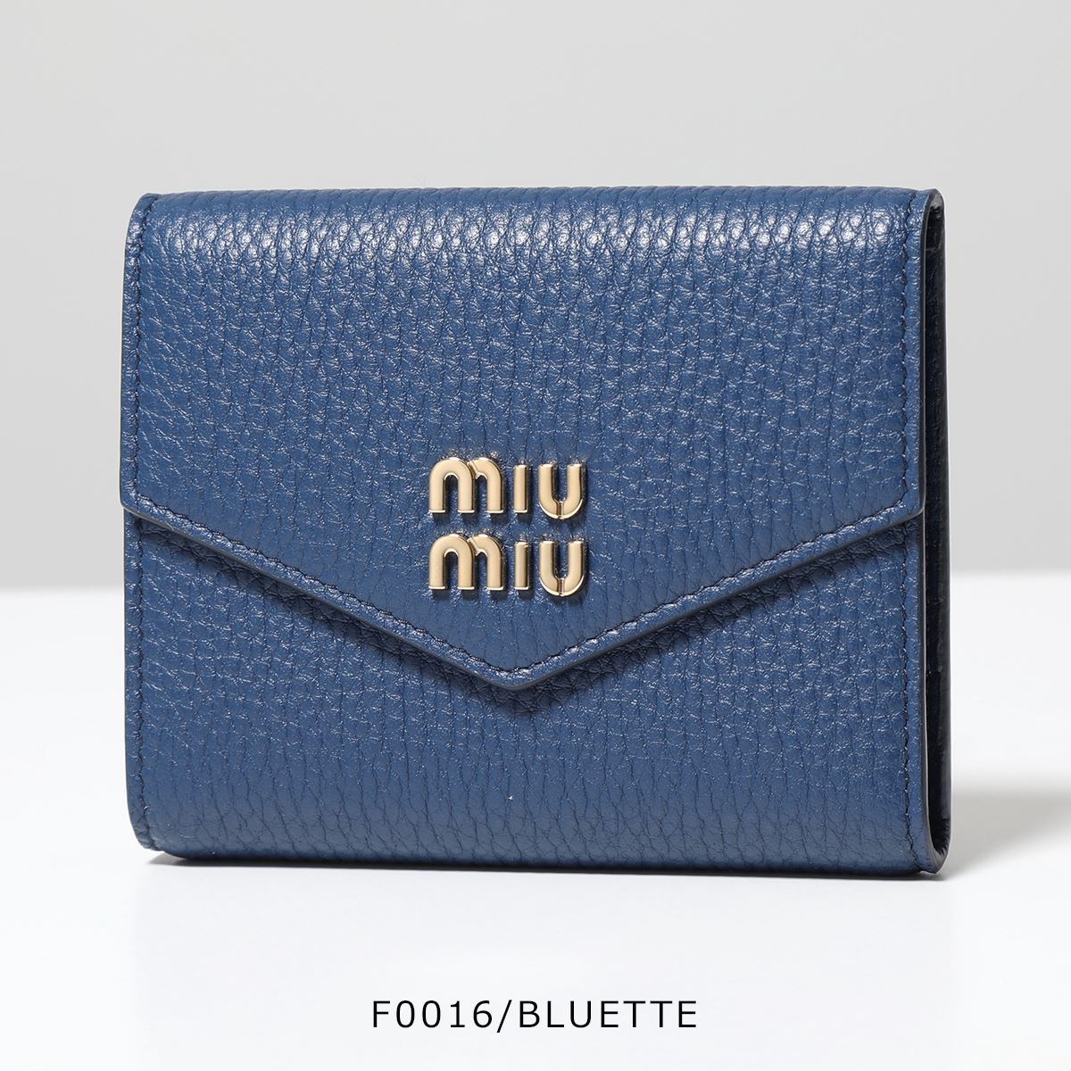 miu miu（ミュウミュウ） 二つ折り財布 5MH040 2DT7 レディース レザー
