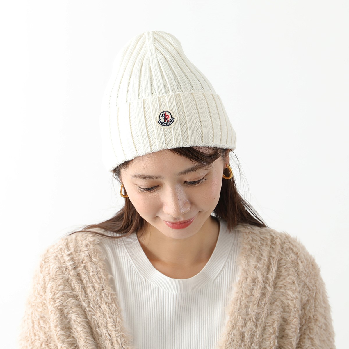 MONCLER（モンクレール） ニット帽 BERRETTO TRICOT 3B00037 A9327