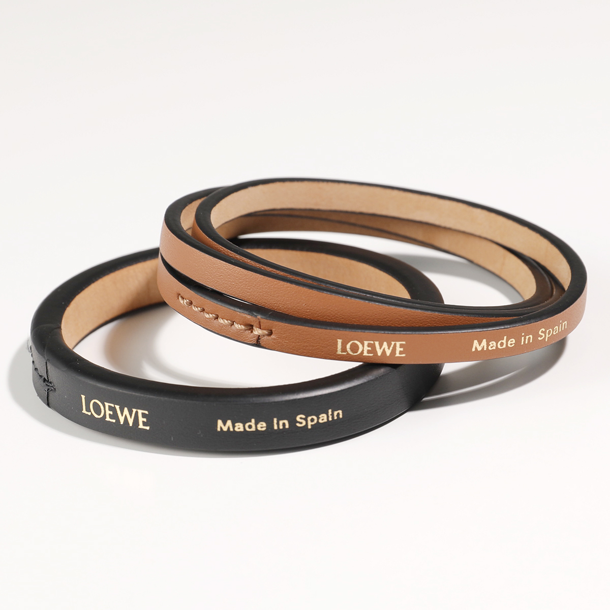 LOEWE（ロエベ） バングル J242240X42 レディース 2点セット レザー