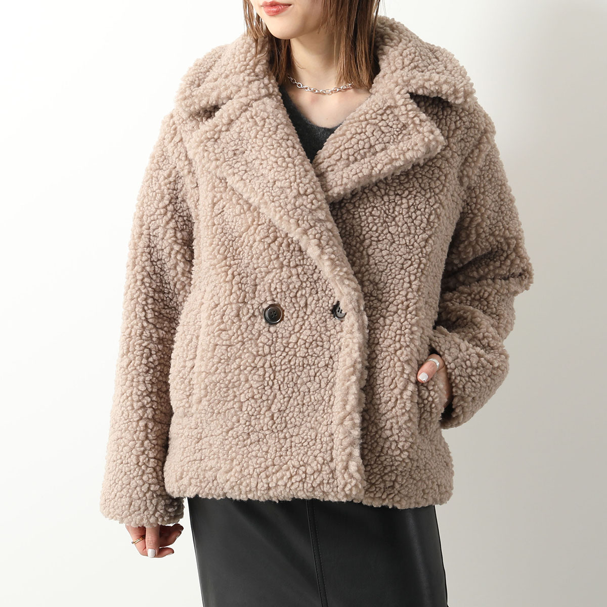 UGG（アグ） ジャケット GERTRUDE SHORT TEDDY COAT ガートルード