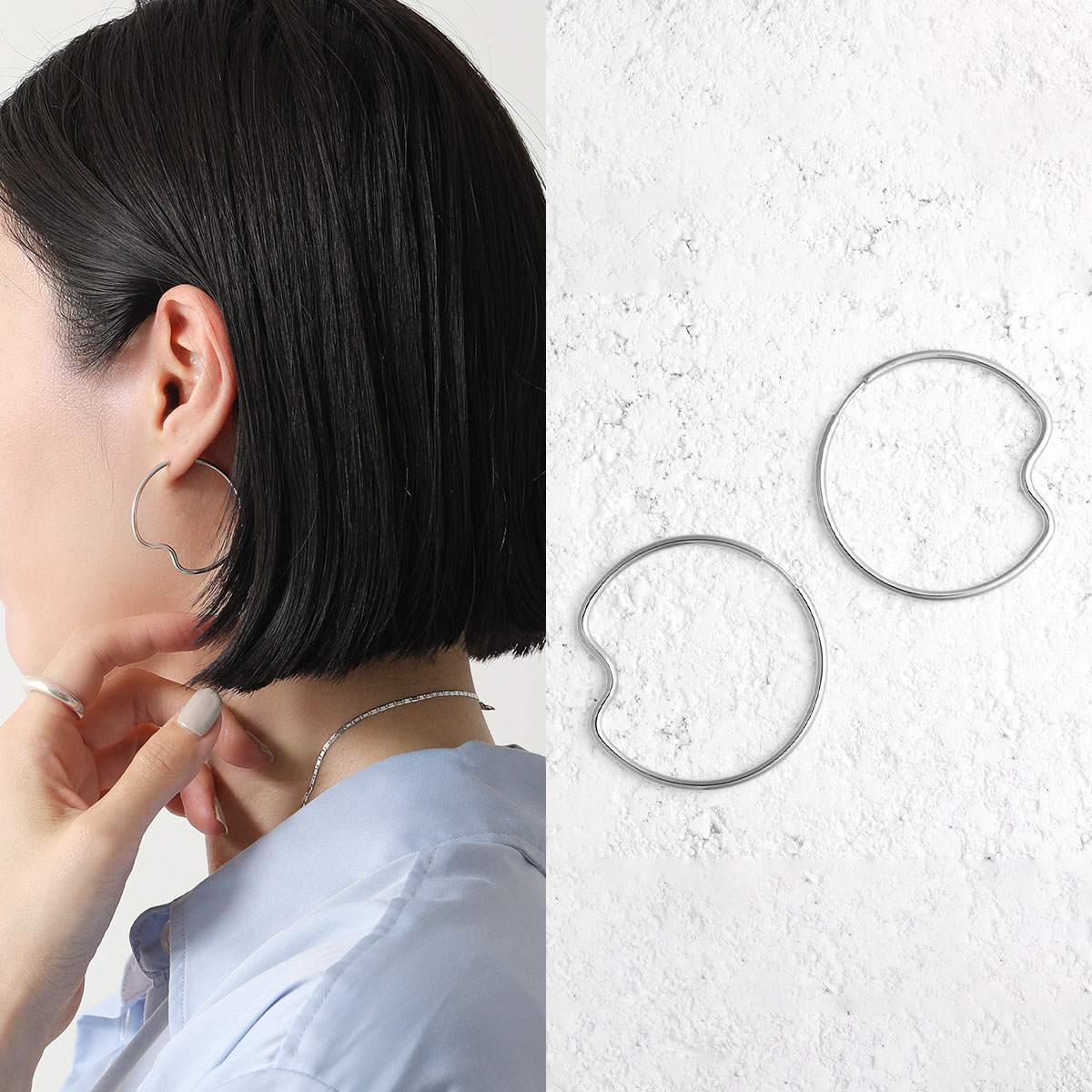MARIA BLACK（マリアブラック） フープ ピアス Copenhagen 35 Hoop