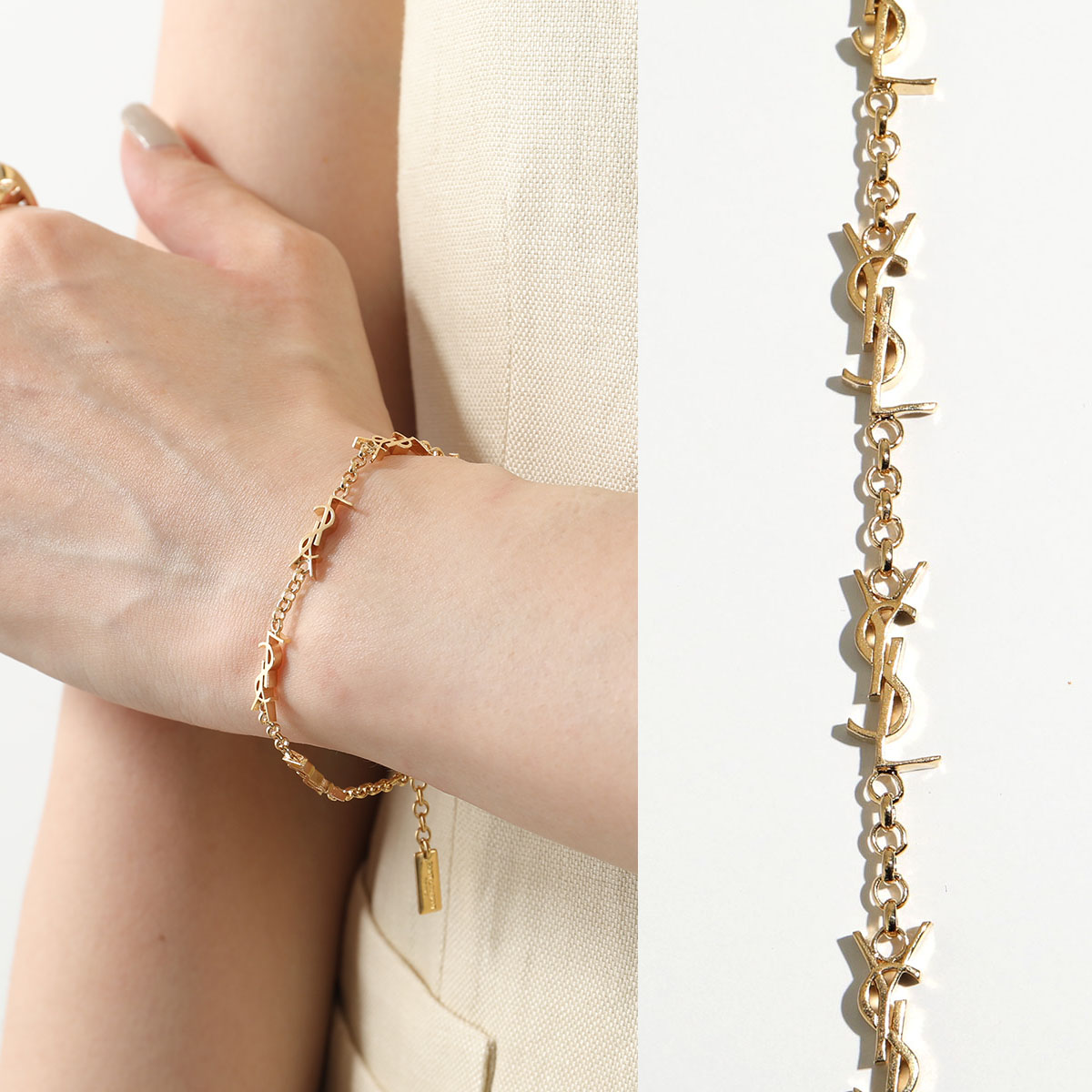 SAINT LAURENT サンローラン ブレスレット 757664 Y1500 レディース