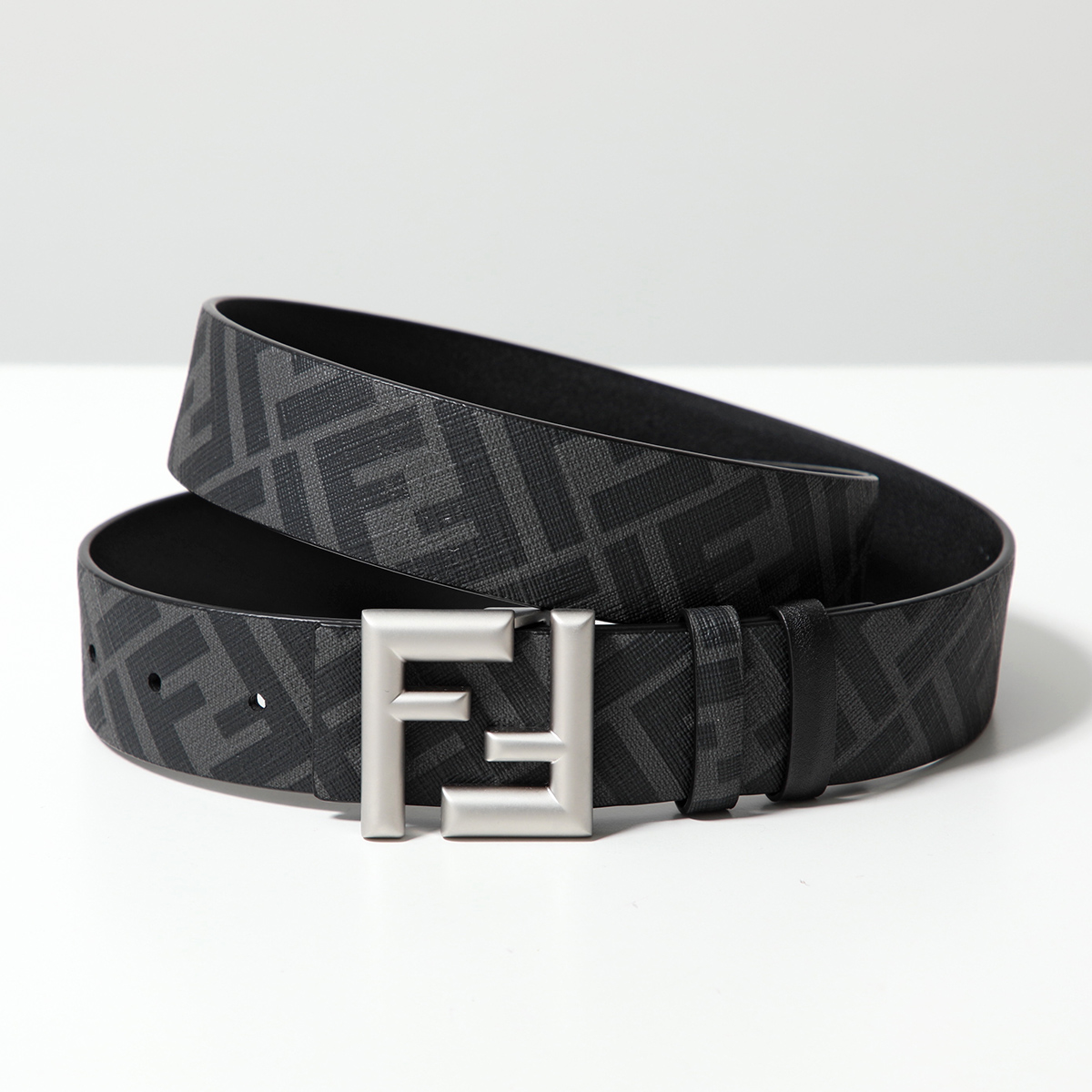 FENDI（フェンディ） ベルト 7C0488 ASIW メンズ FFロゴ リバーシブル