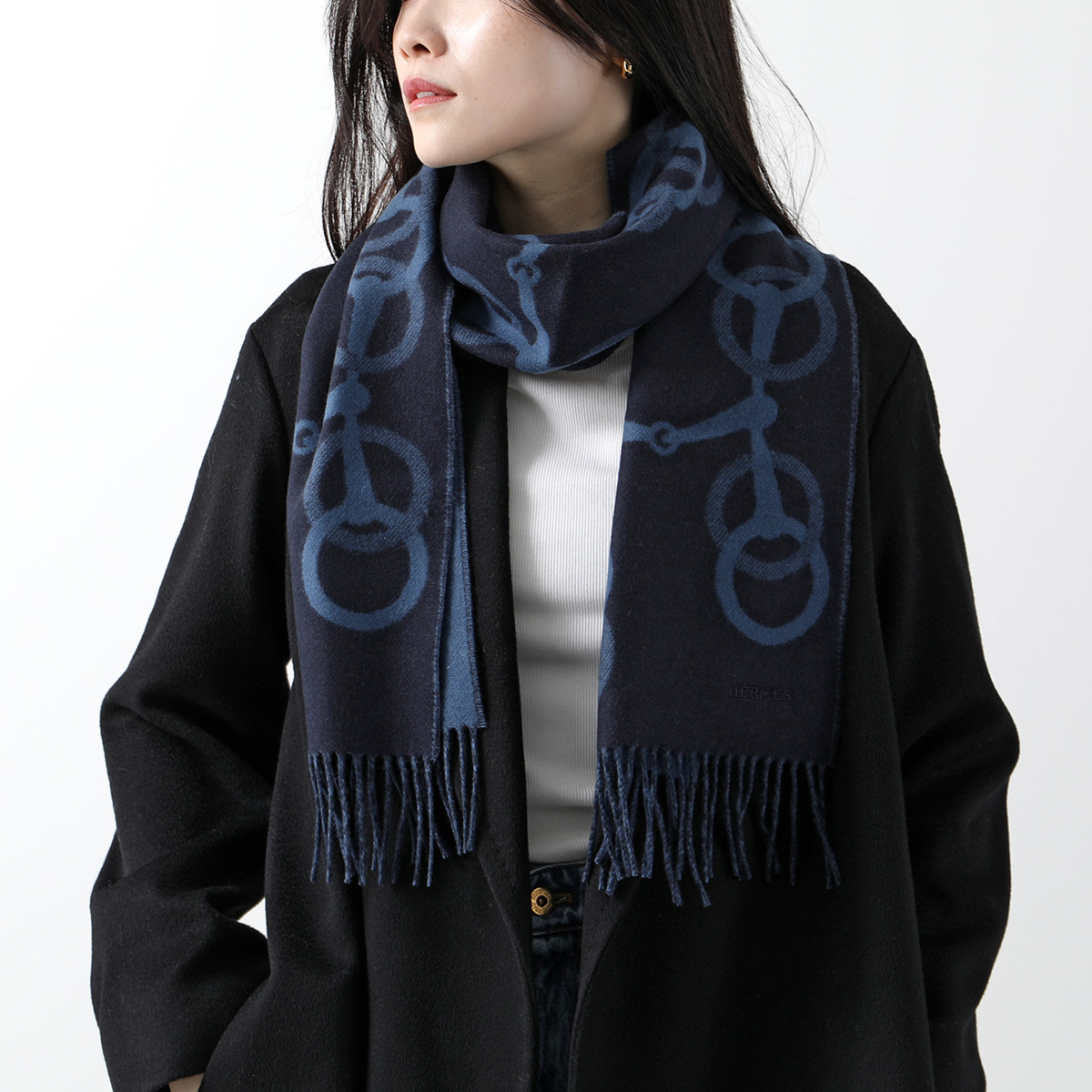 HERMES（エルメス） マフラー 170×25 エニー・モール H394809T