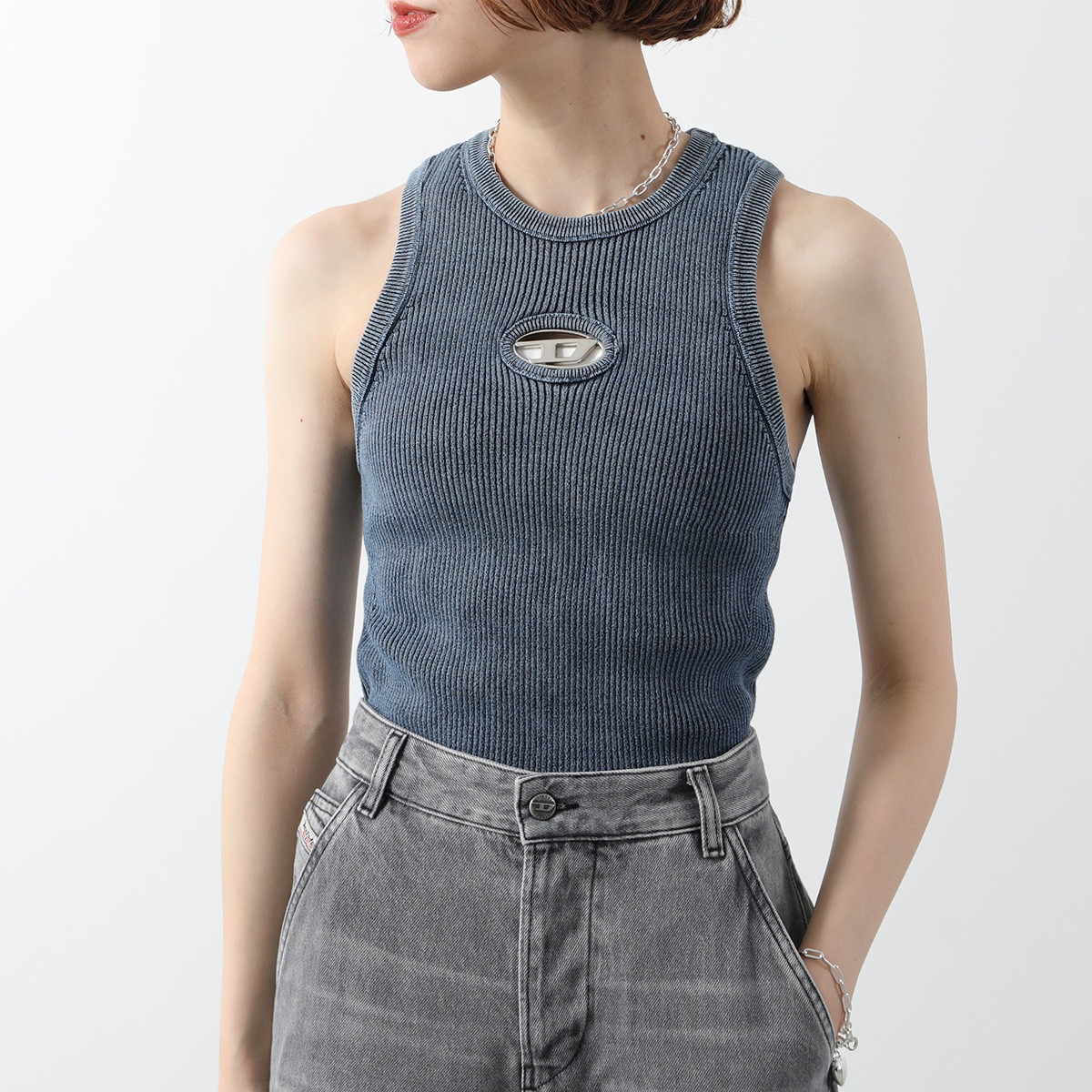 DIESEL（ディーゼル） タンクトップ M-ANCHOR-A-SL A14817 0ANAH