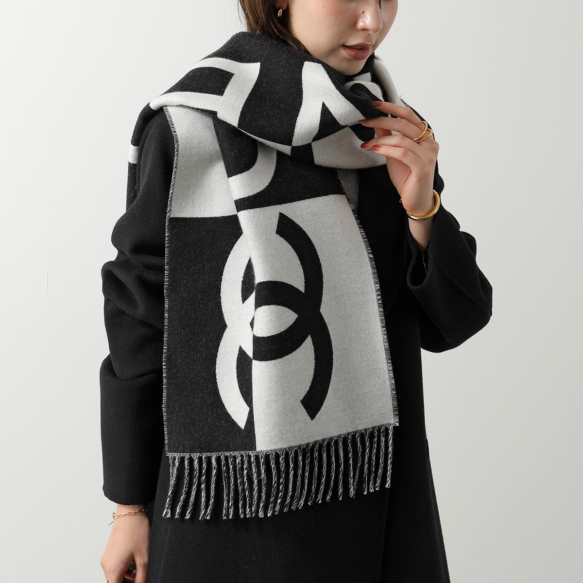 CHANEL（シャネル） マフラー AAA609 B18651 レディース ウール 大判