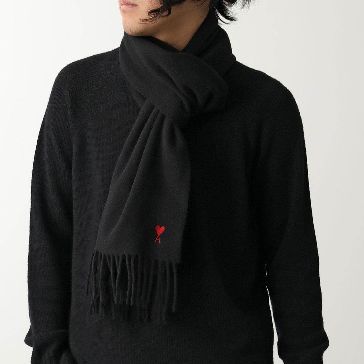 AMI Alexandre Mattiussi ami paris アミパリス マフラー BFUSF405.334