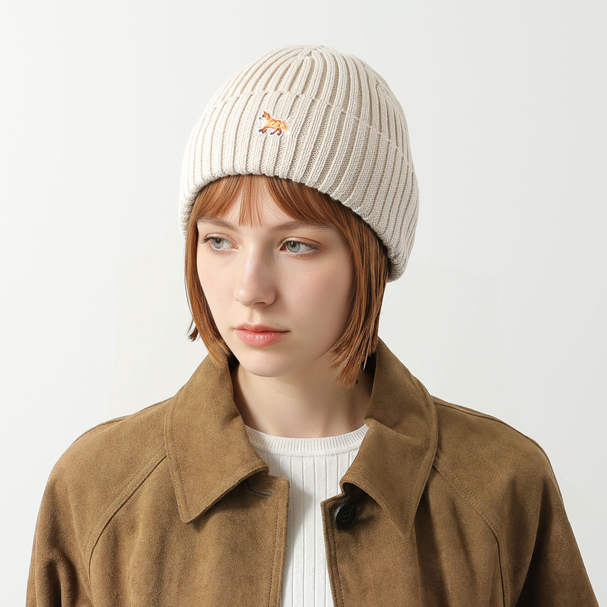 MAISON KITSUNE（メゾン キツネ） ニット帽 PW06103KT1140 レディース