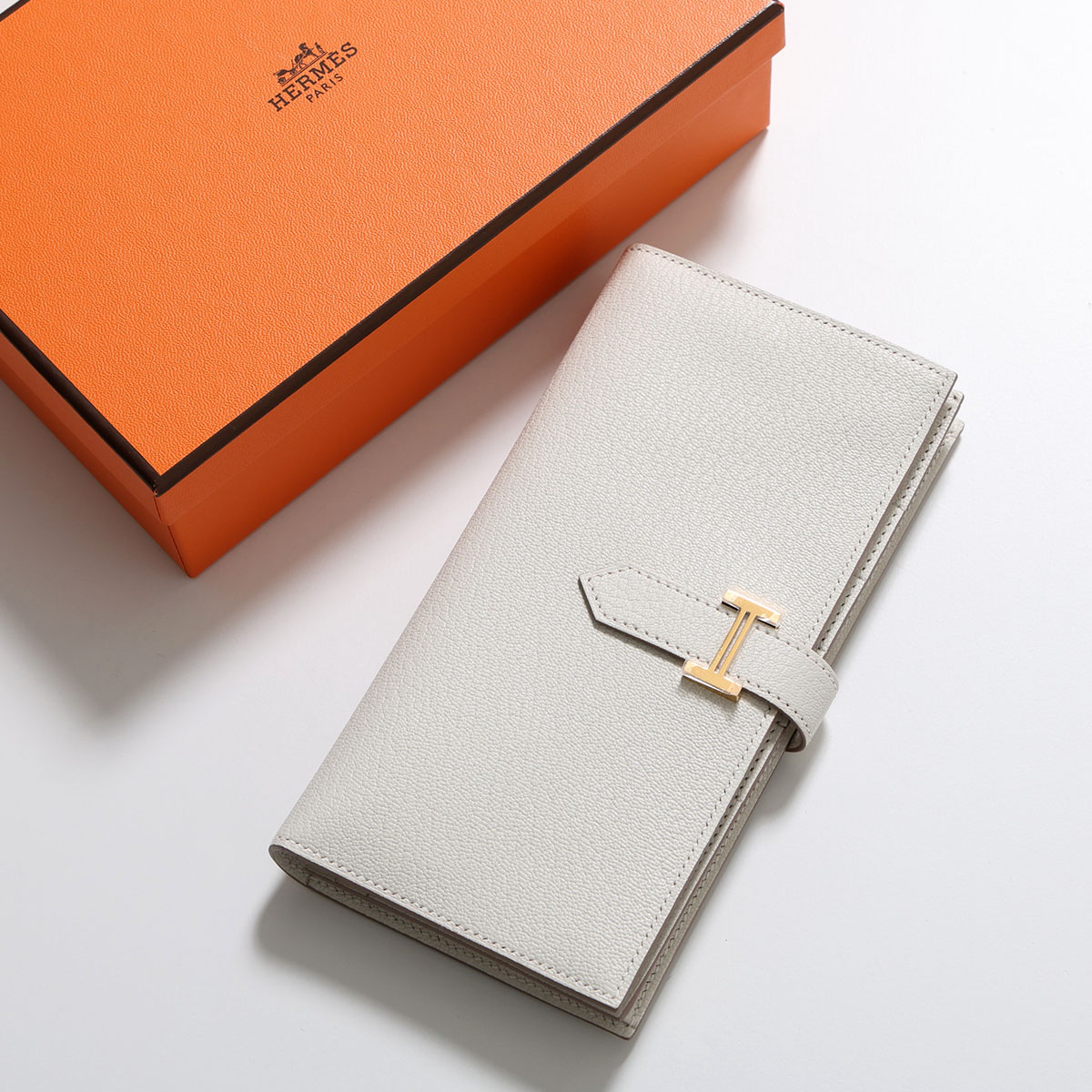 HERMES（エルメス） 二つ折り長財布 ベアン スフレ Bearn Souffle