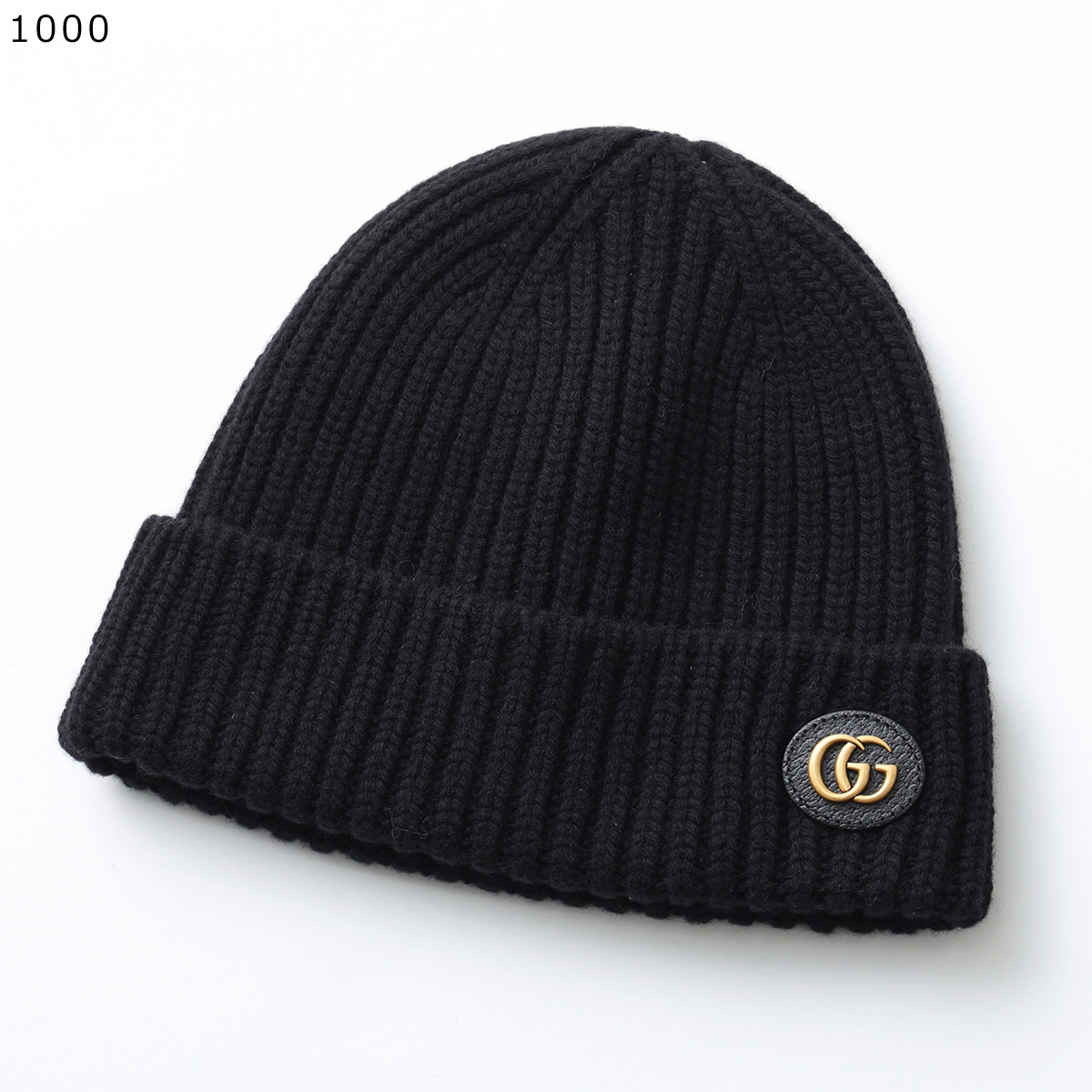 GUCCI（グッチ） ニット帽 764594 3GB02 レディース ダブルG カシミヤ