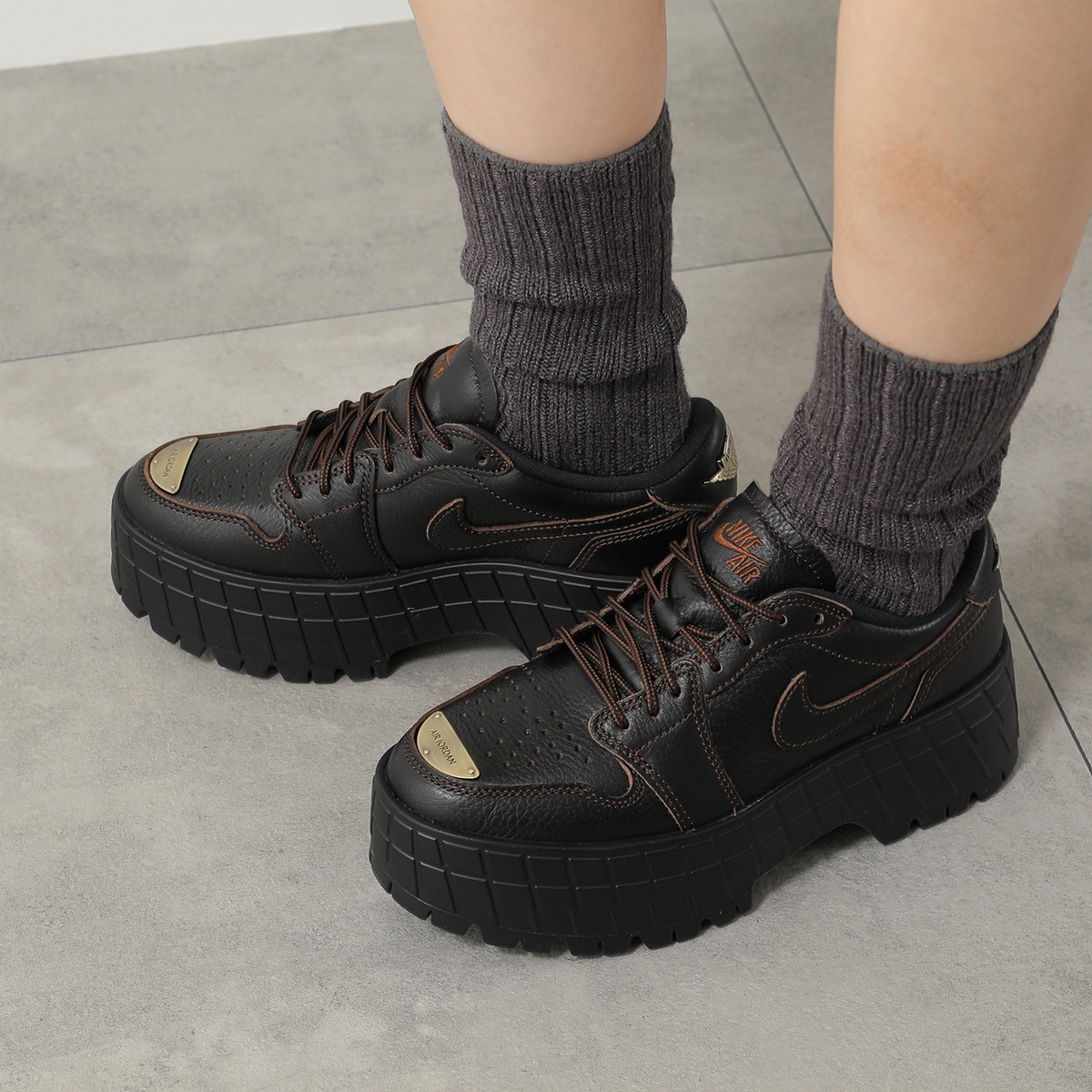 NIKE（ナイキ） スニーカー W AIR JORDAN 1 BROOKLYN LOW エア