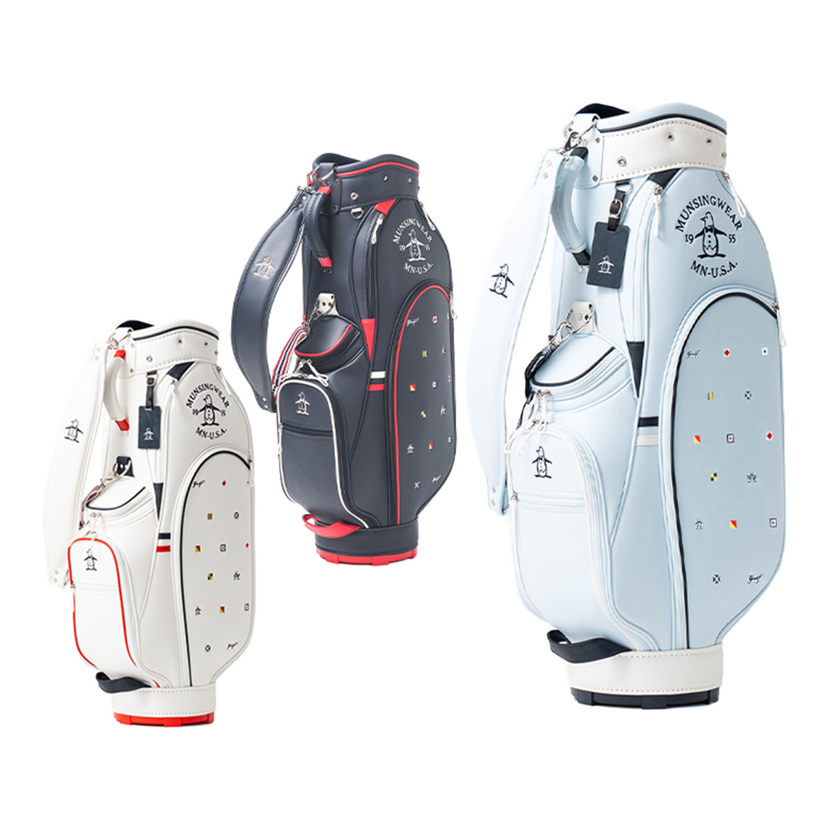 Munsingwear（マンシングウェア） レディース ゴルフ 8.5型 合皮素材