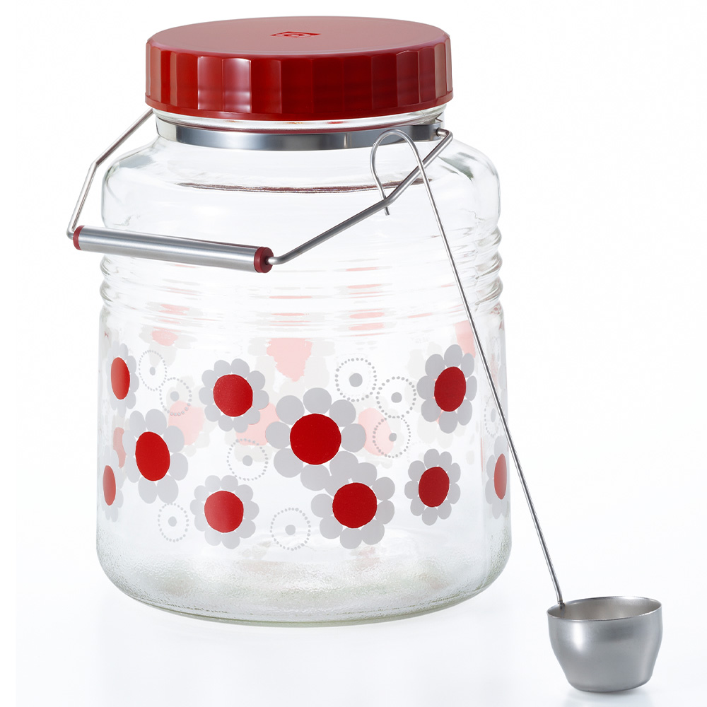 ADERIA アデリアレトロ 貯蔵びん 3L ガラス キャニスター 保存容器