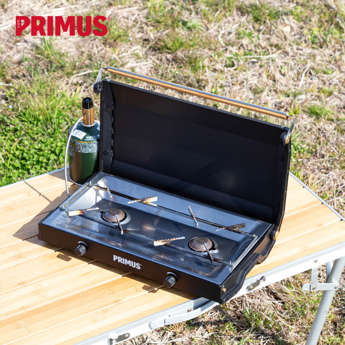 ◯定価4万円 未使用PRIMUS KINJIA 2バーナーガスコンロ◯ ◯定価4万円