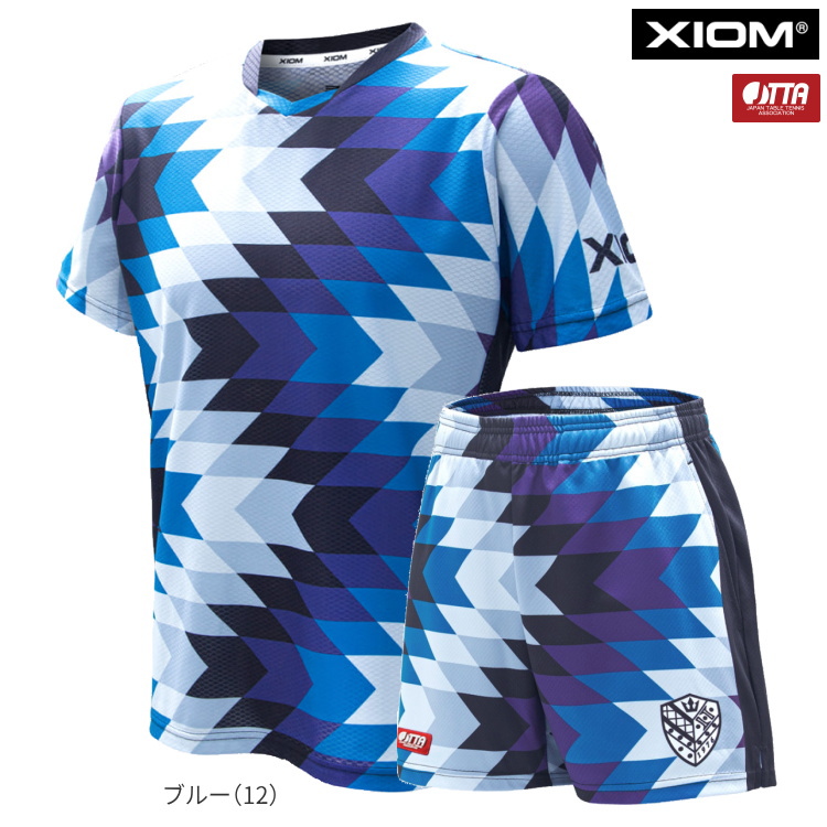 XIOM（エクシオン） 卓球ユニフォーム 上下セット ドラゴン シャツ
