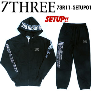73R セブンスリーアール セットアップ スウエット/73R11-SETUP01