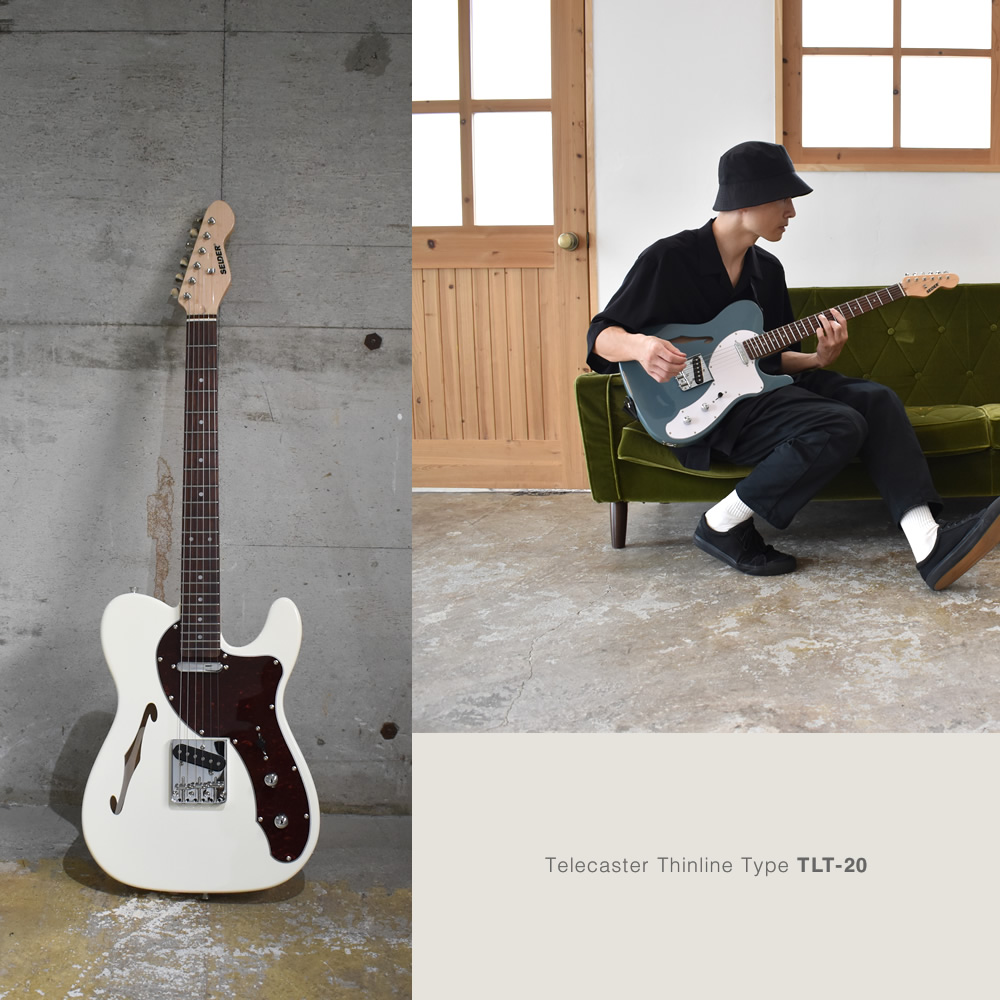 テレキャスターシンラインタイプ エレキギター SELDER TLT-20