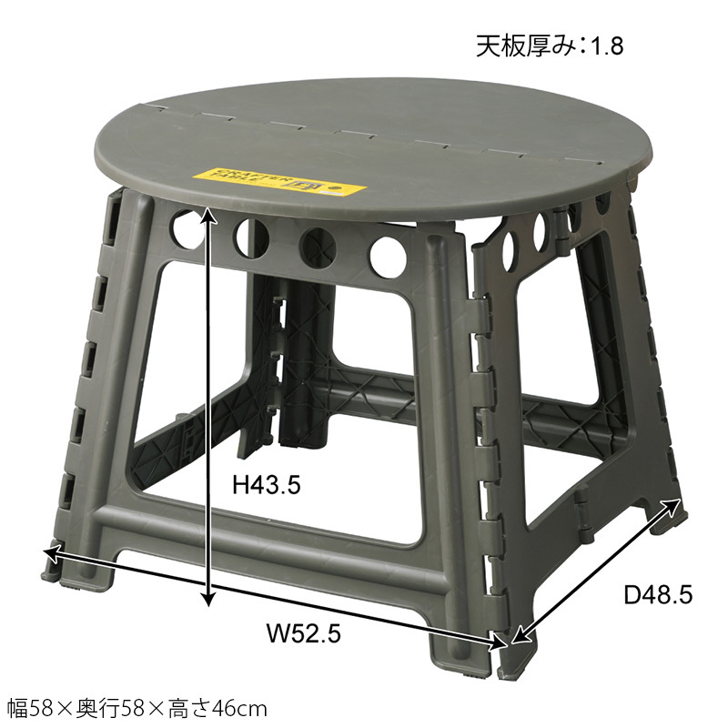 アウトドア テーブル 折りたたみ 丸形 サークル おしゃれ ミニテーブル