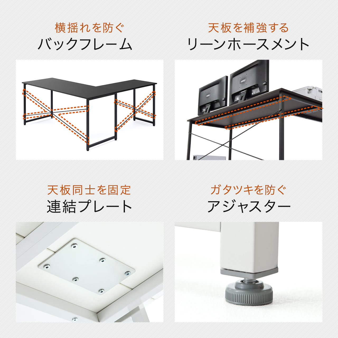 SANWA SUPPLY（サンワサプライ） L字デスク パソコンデスク 150cm幅